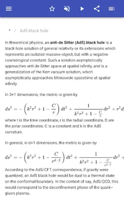 General relativity android App screenshot 8